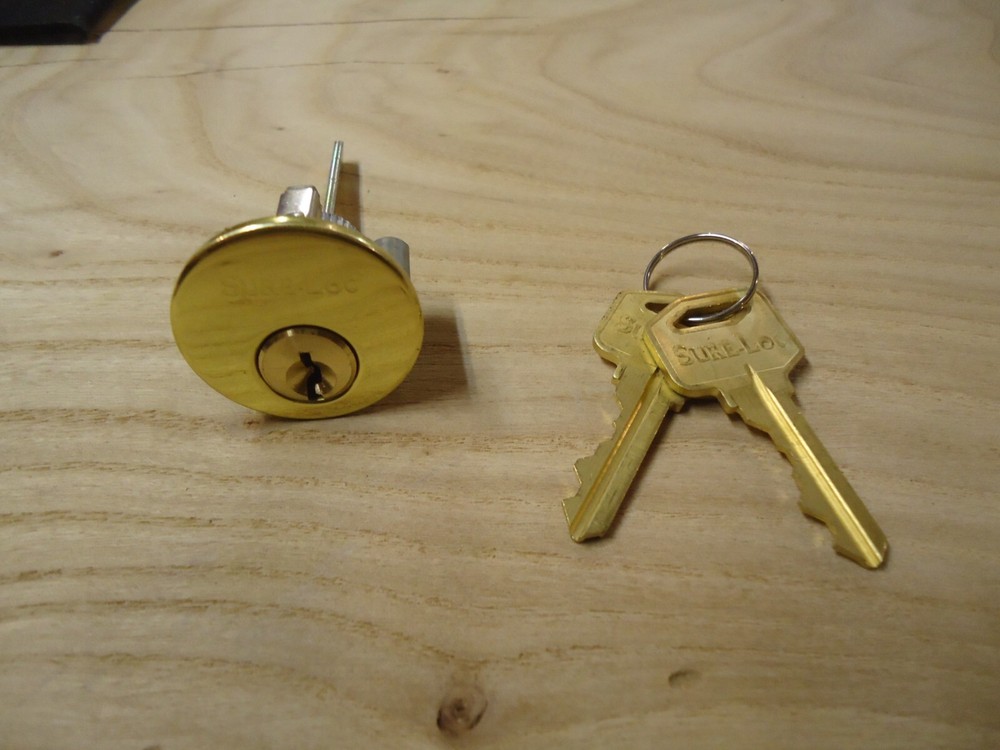 SURE-LOC DEADBOLT CYLINDER BRASS