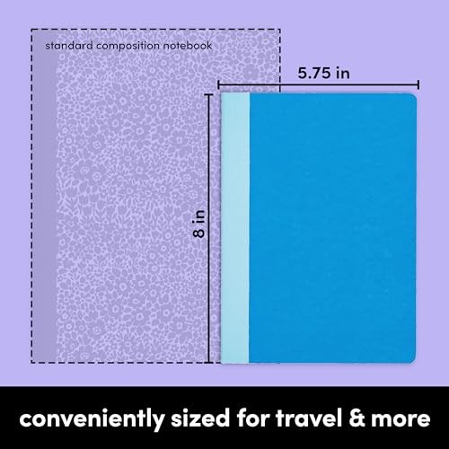 Composition Notebook Journals, 60 Pages, 8 Color Covers 32-Pack Bright (60pgs)