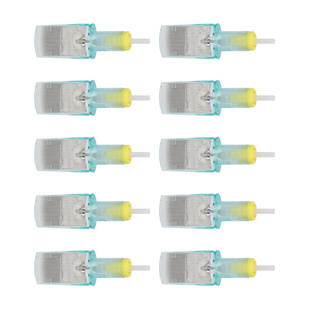 10pcs Flat Blade Tattoo Needles For Shader Smoothing Stroke Disposable Needles❀