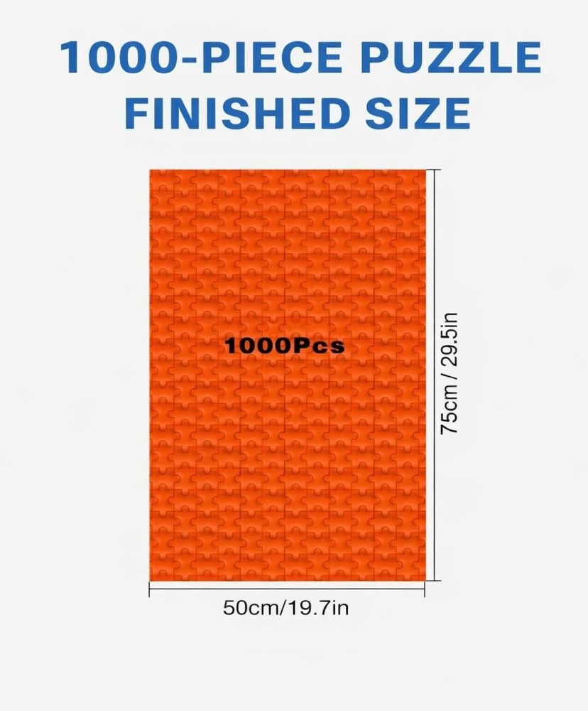 1000 piece jigsaw puzzle Isaiah Scripture Nature deer forest