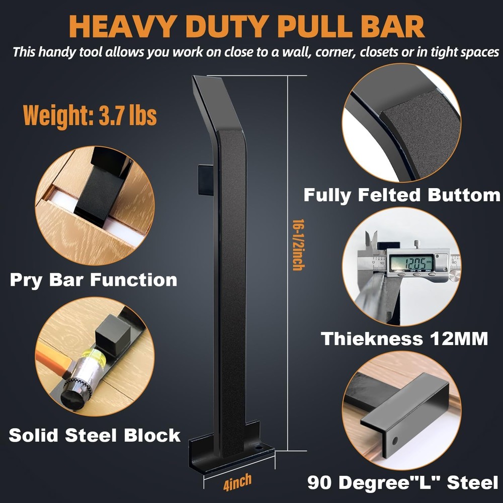 Laminate Flooring Tools,Vinyl Flooring Tools, Heavy Tapping Block, Heavy Pull...