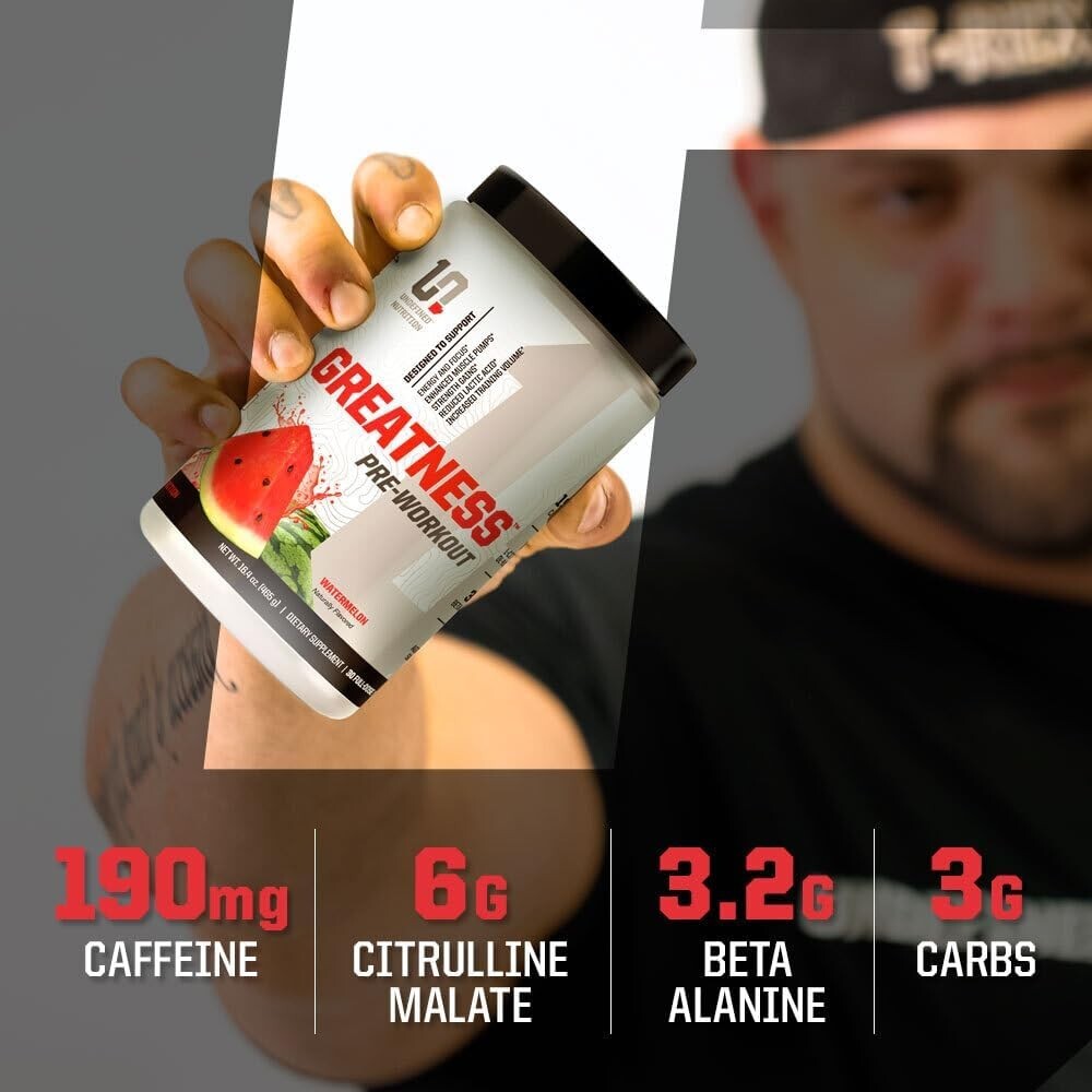 Undefined Nutrition Greatness Pre-Workout (30 Servings) Fruit Punch