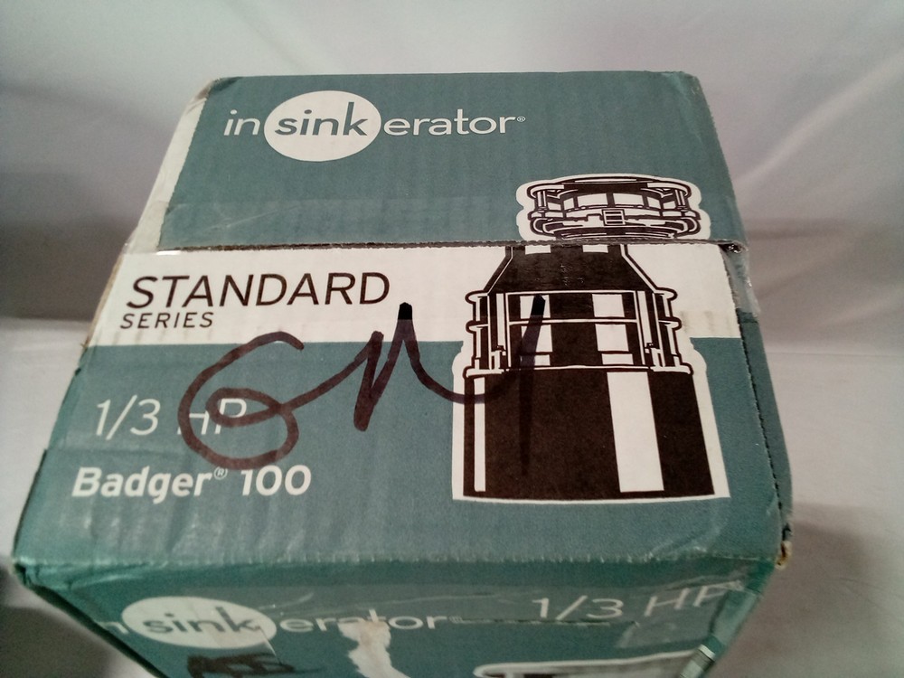 InSinkErator Garbage Disposal 1/3 HP 1725 RPM Continuous Feed Mounting Hardware