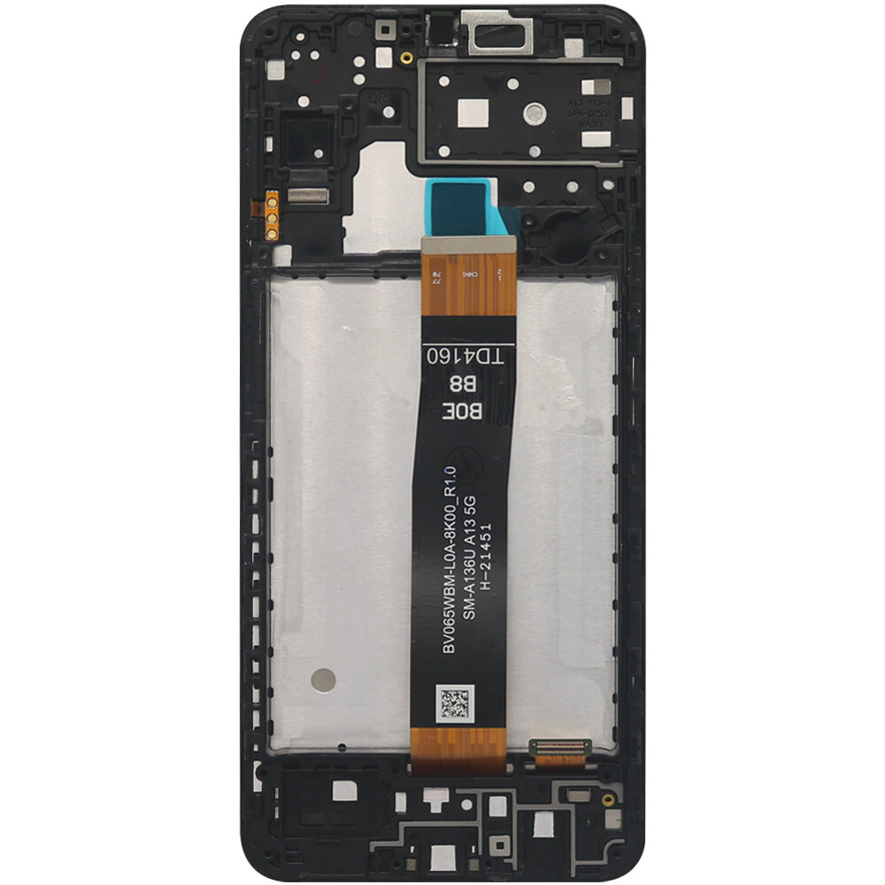 For Samsung Galaxy A13 5G SM-A136U1 LCD Display Touch Screen Replacement ± Frame