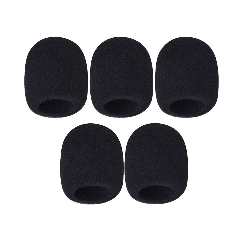 Handheld Microphone Quality Replacement Standard Covers Windscreen 5 Pack Foam