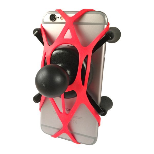 Texel WebGrip for RAM Mount X-Grip Phone Cradle (Red)
