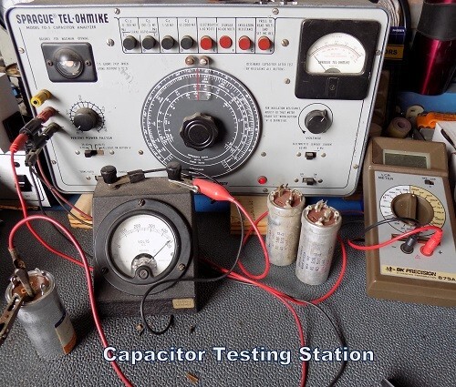 2 RDE ELKO Electrolytic Can Capacitors 4700uf@40V Tested