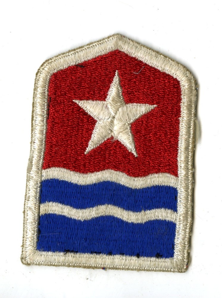 Middle East Forces White Back Patch WWII Vintage