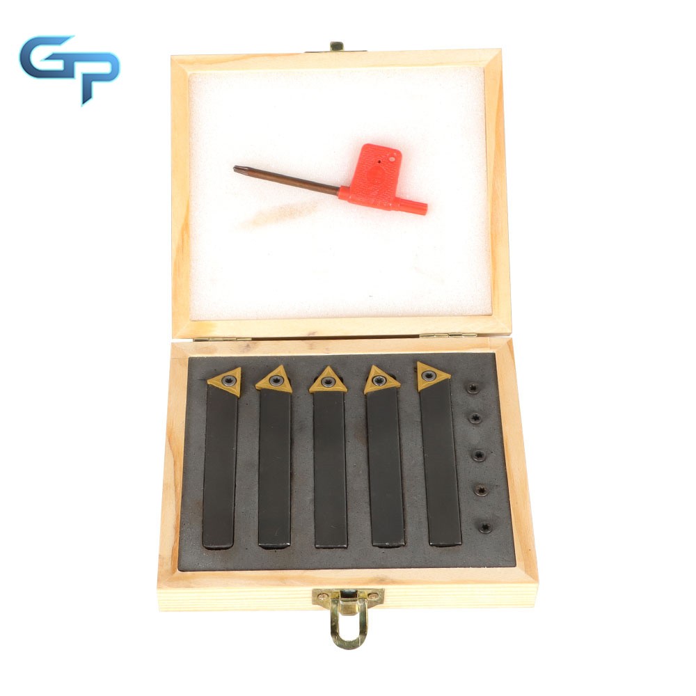 5 x 1/2" Carbide Indexable Turning Tool Lathe Tool Bit With Carbide Inserts
