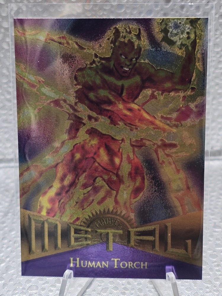 1995 Marvel Metal Human Torch #32!