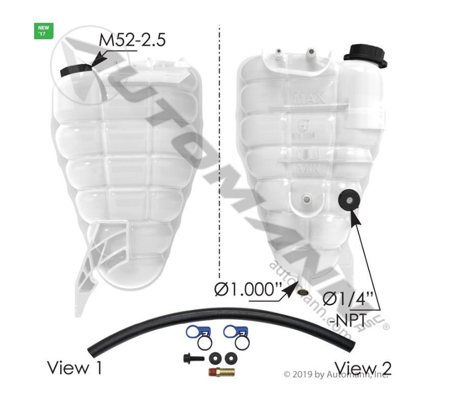 For RADIATOR OVERFLOW TANK , CO