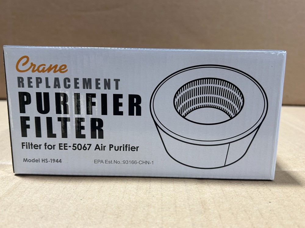 Crane Air Purifier True Hepa Replacement Filter for Model EE-5067