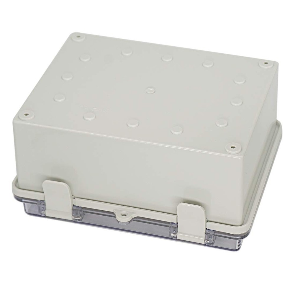 Junction Box ABS Plastic Dustproof Waterproof IP65 Electrical Boxes Hinged Sh...