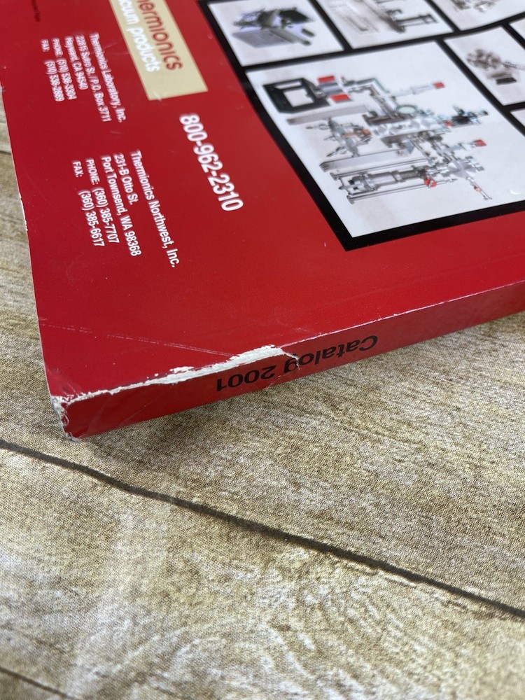 Thermionics 2001 Vacuum Components and Systems Catalog