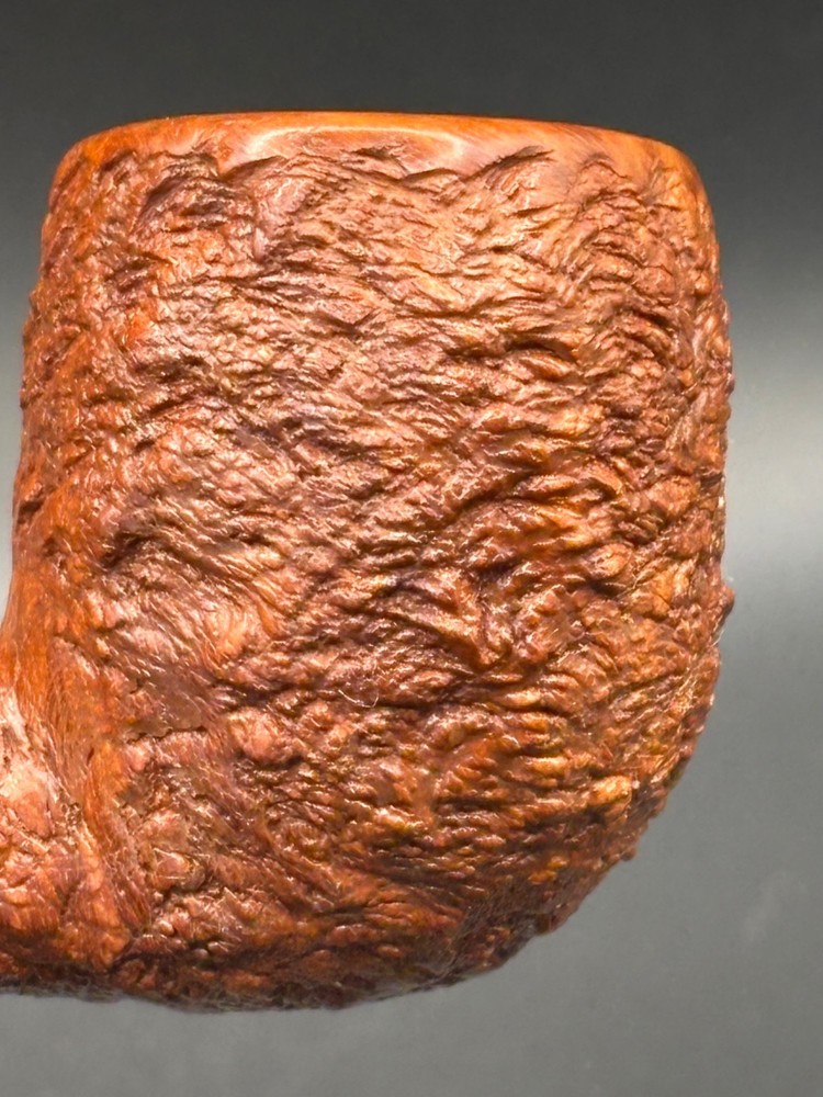 NDT Norm Triptow Rusticated Bent Billiard Artisan Estate Pipe