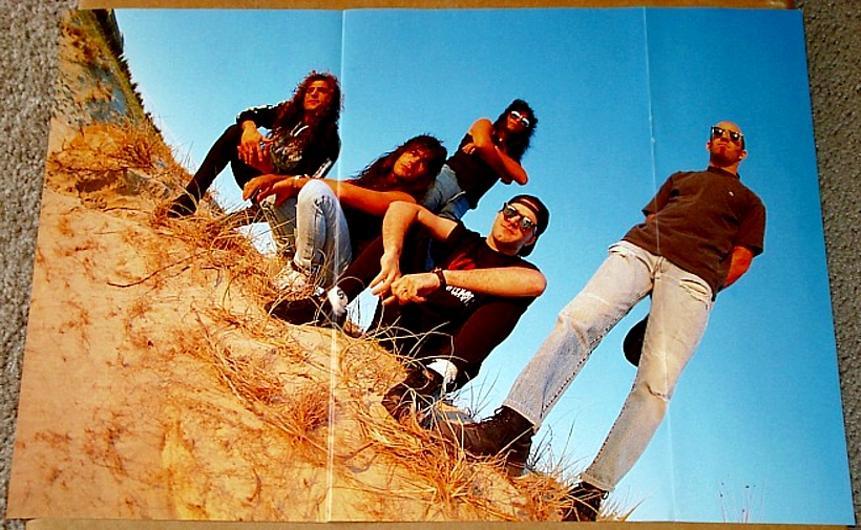 ANTHRAX IAN SCOTT DAN SPITZ GROUP TRIBUTE POSTER