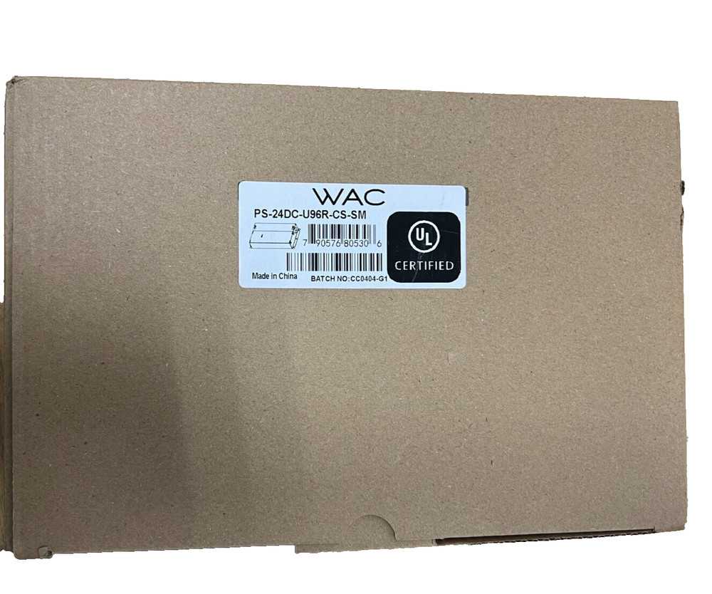 WAC lighting PS-24DC-U96R-CS-SM 2700-5000K transformer