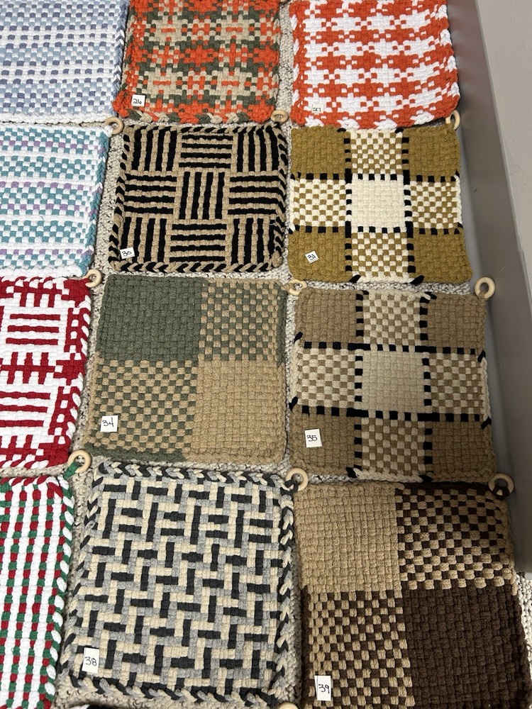 Potholders Hand Made Large 8x8