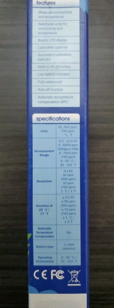Bluelab Conductivity Pen (EC or PPM)