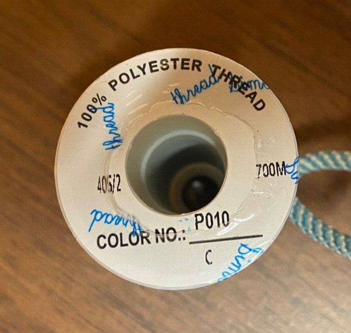 Simthread Sewing Embroidery Thread, Lt. Teal Blue, 100% Polyester, 700m Spool