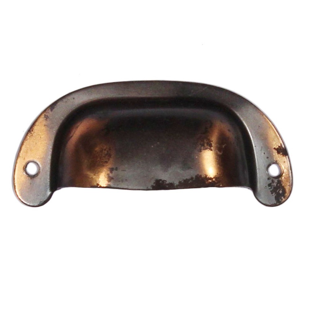 Matching Antique Japanned Bin Pulls, 6 Pulls Available, NBP146