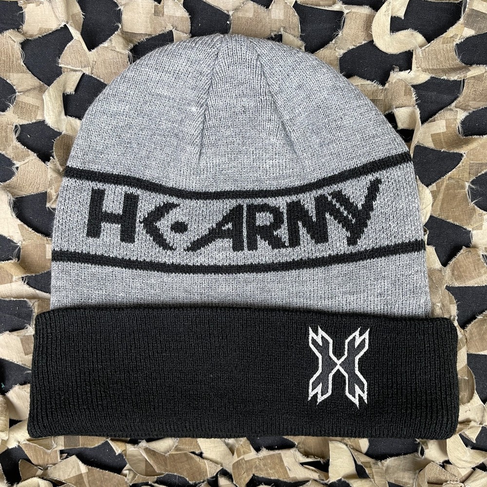 NEW HK Army Attack Beanie - Black/Grey