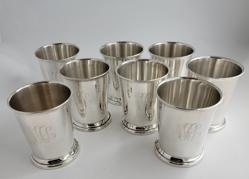 Poole Sterling Silver Mint Julep Cups