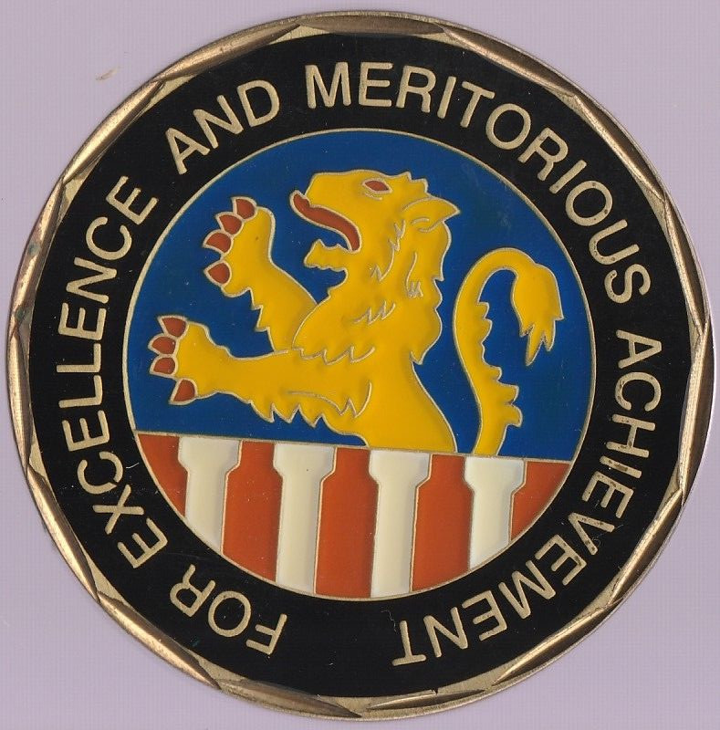 1st Personnel Command Challenge Coin 2 " DIA