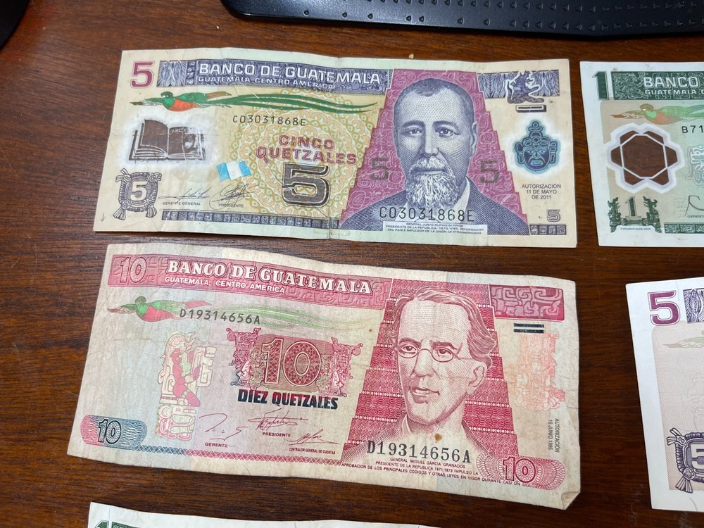 Guatemala 6 Banknotes Lot