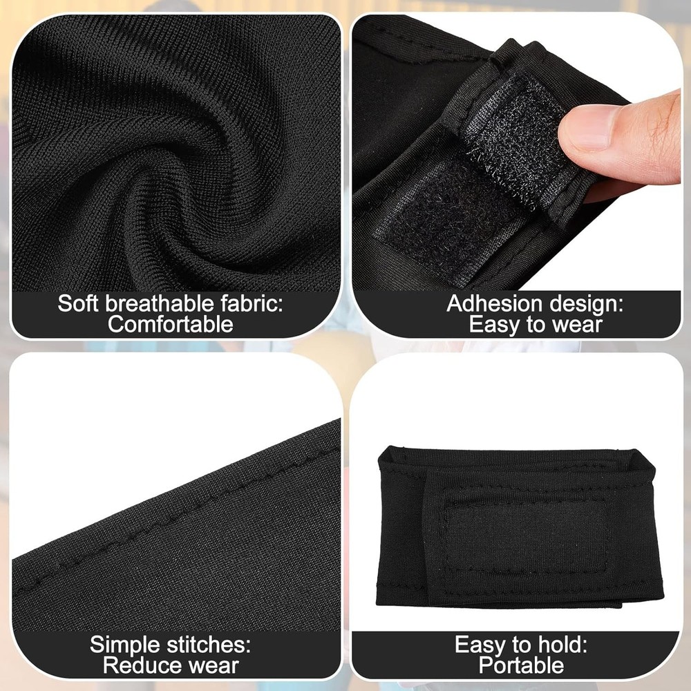 Charniol Bowling Thumb Saver Protector - 2 Pcs Guard Sock, One Size, Black