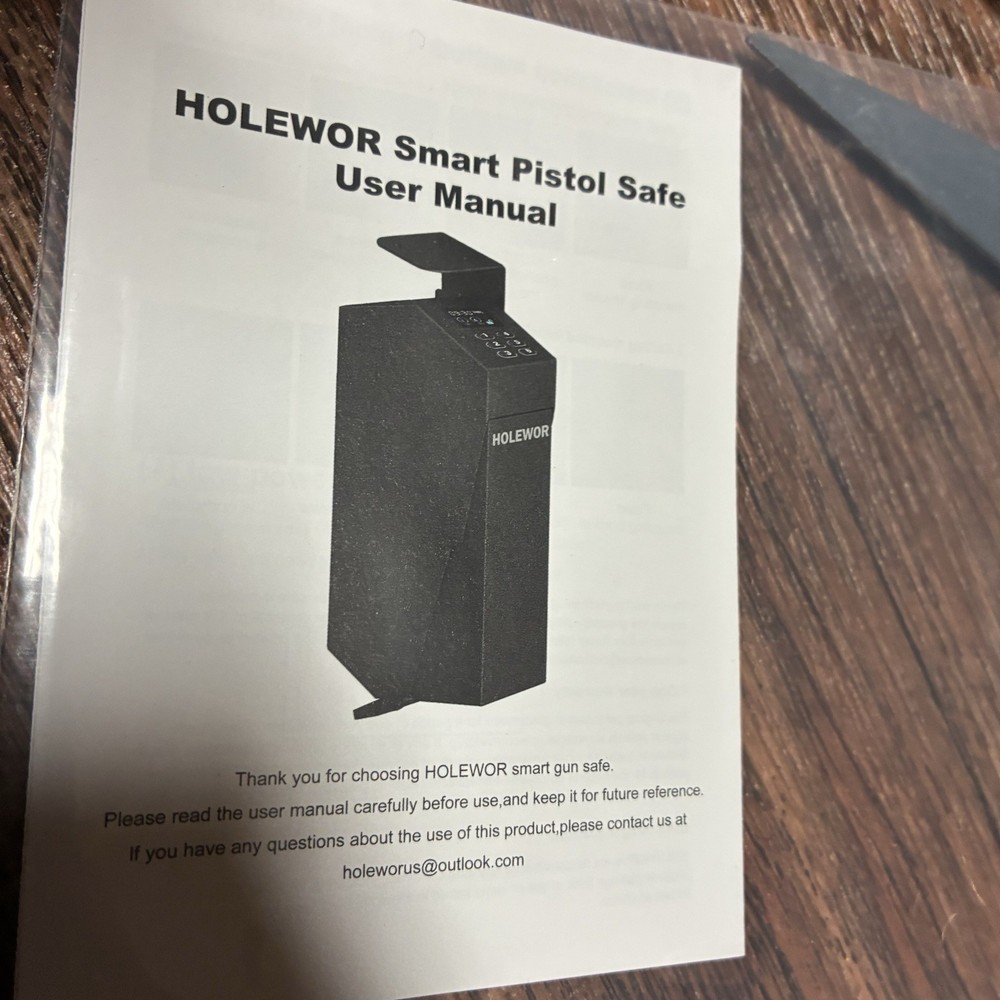 Holewor Smart Pistol Gun Safe