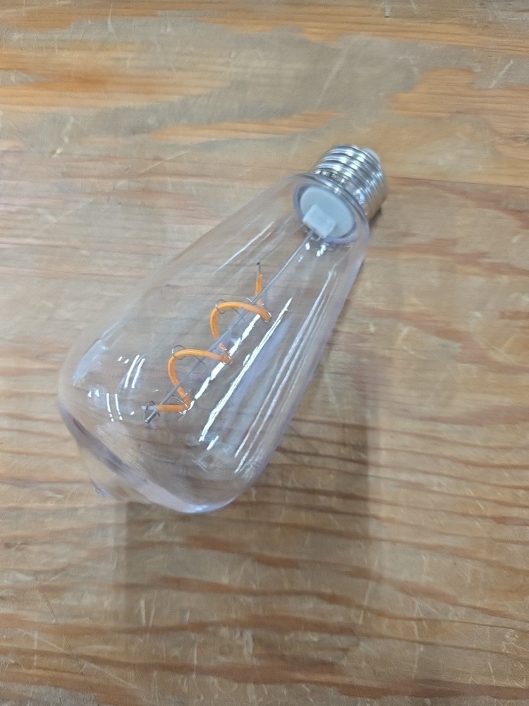 Hampton Bay Black Plug-in ST64 Replacement Bulbs X6