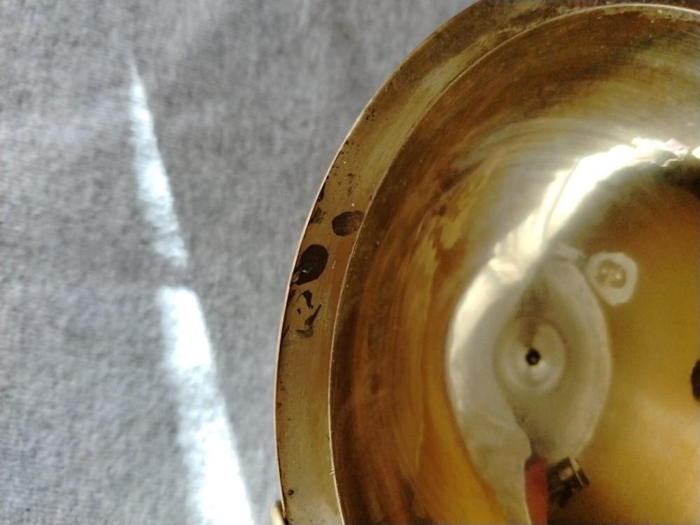 Brass Incense Charcoal Burning Handing Holder 6"