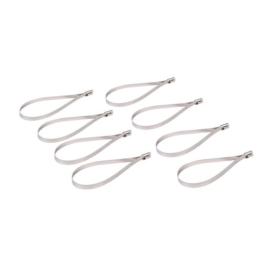 DEi Titanium Exhaust Wrap and Locking Tie Kit, 2 x 50