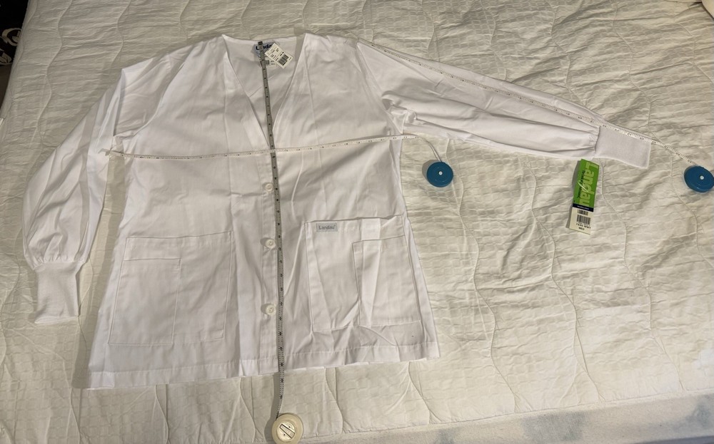 Landau Medical Lab Coat White Size M