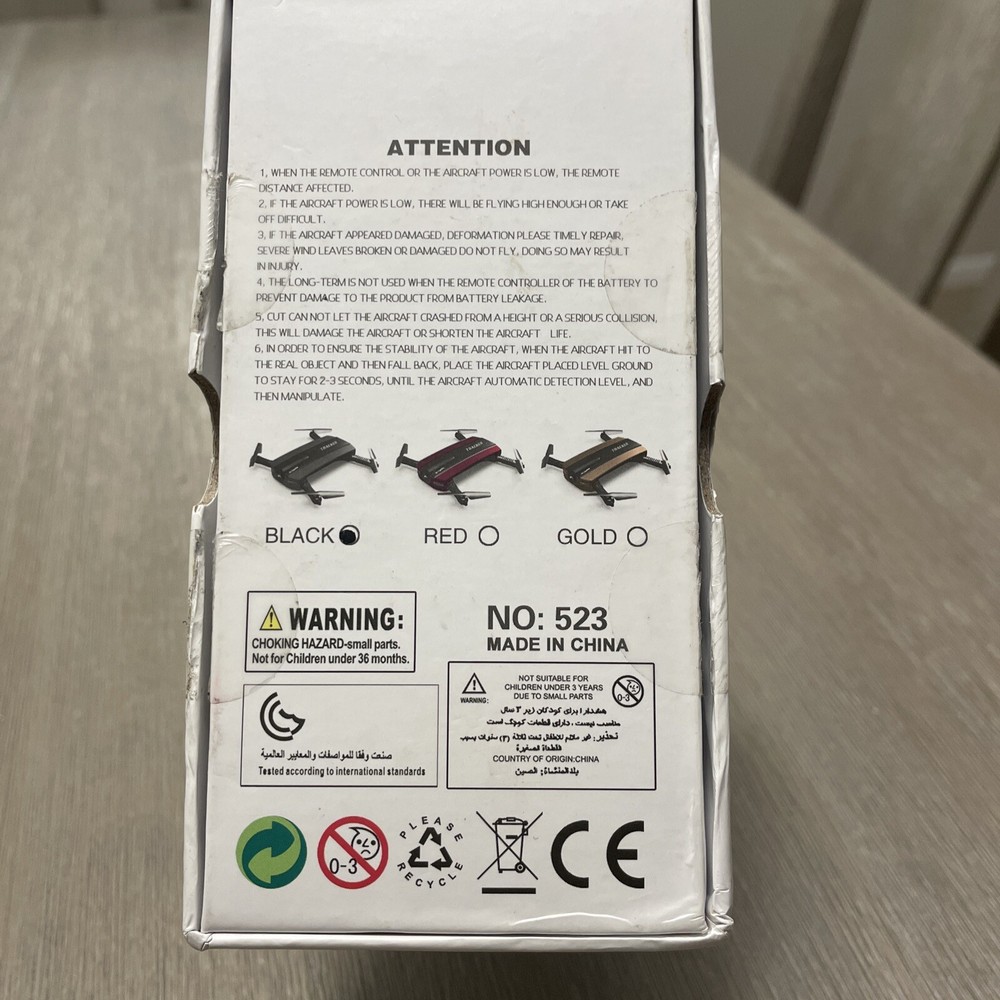 TRACKER Gyro Remote Control Four Axis Aircraft *AS IS* Remote App Not Available