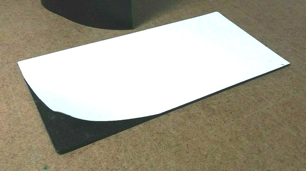Neoprene Rubber Solid Sheet w/ Peel-Back Adhesive 1/8"Thick x 6" x 12" Pad