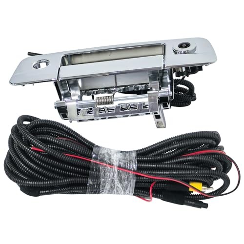 Tailgate Latch Door Handle Rear View Back Up Camera Compatible with Dodge Ram