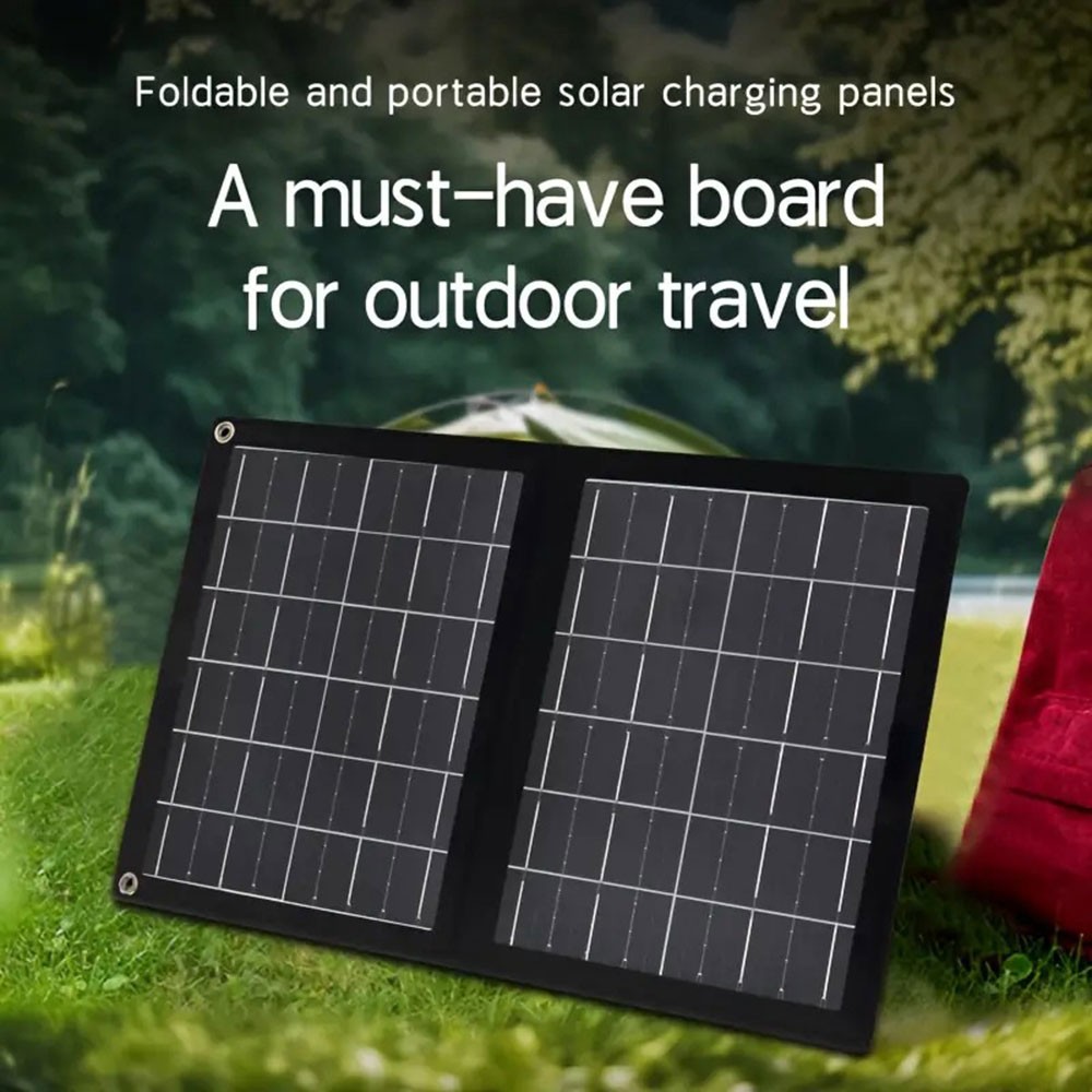 NEW Folding Solar Panel USB 5V Output Waterproof Portable Solar Charger