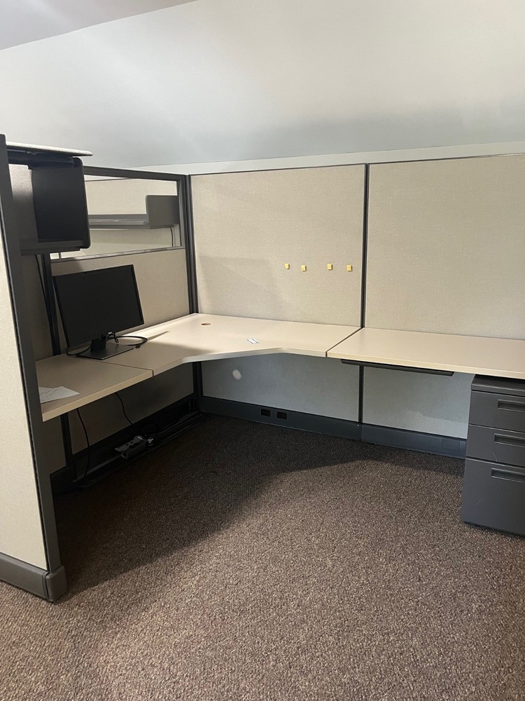 Three Office cubicals