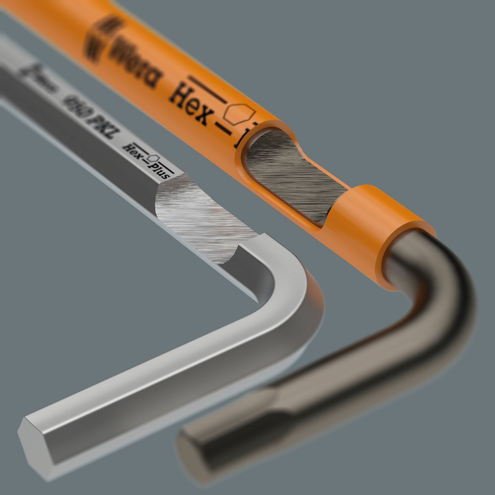 Wera 05022202001 5.0 x 154 mm Hex-Plus L-Key with Holding Function