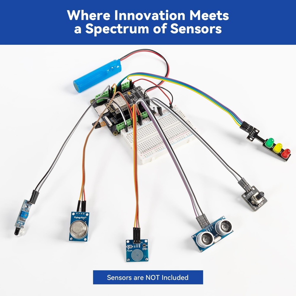 ESP32 Kit with ESP32 WROOM 32E Module Enhanced Breakout Expansion Development...