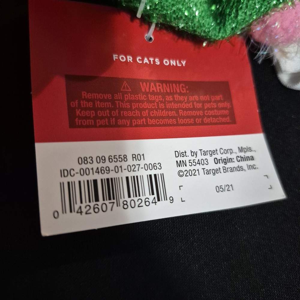 NWT Wondershop Christmas Tree Hat Cat
