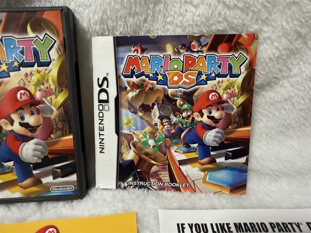 NINTENDO DS MARIO PARTY CASE INSERT MANUAL NO GAME