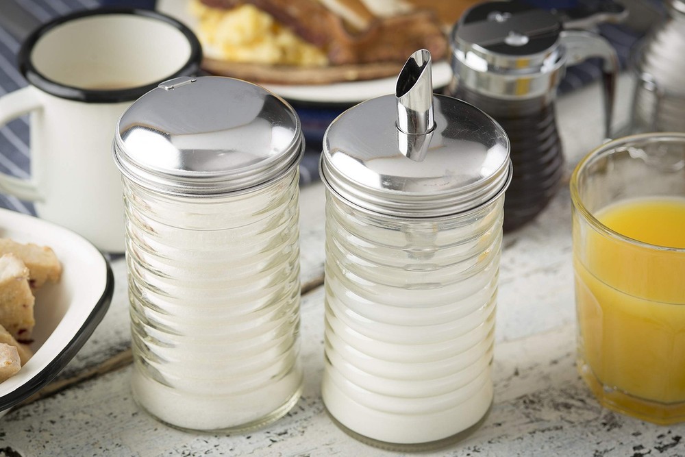 Tablecraft 12 Oz Beehive Sugar Pourer, Clear