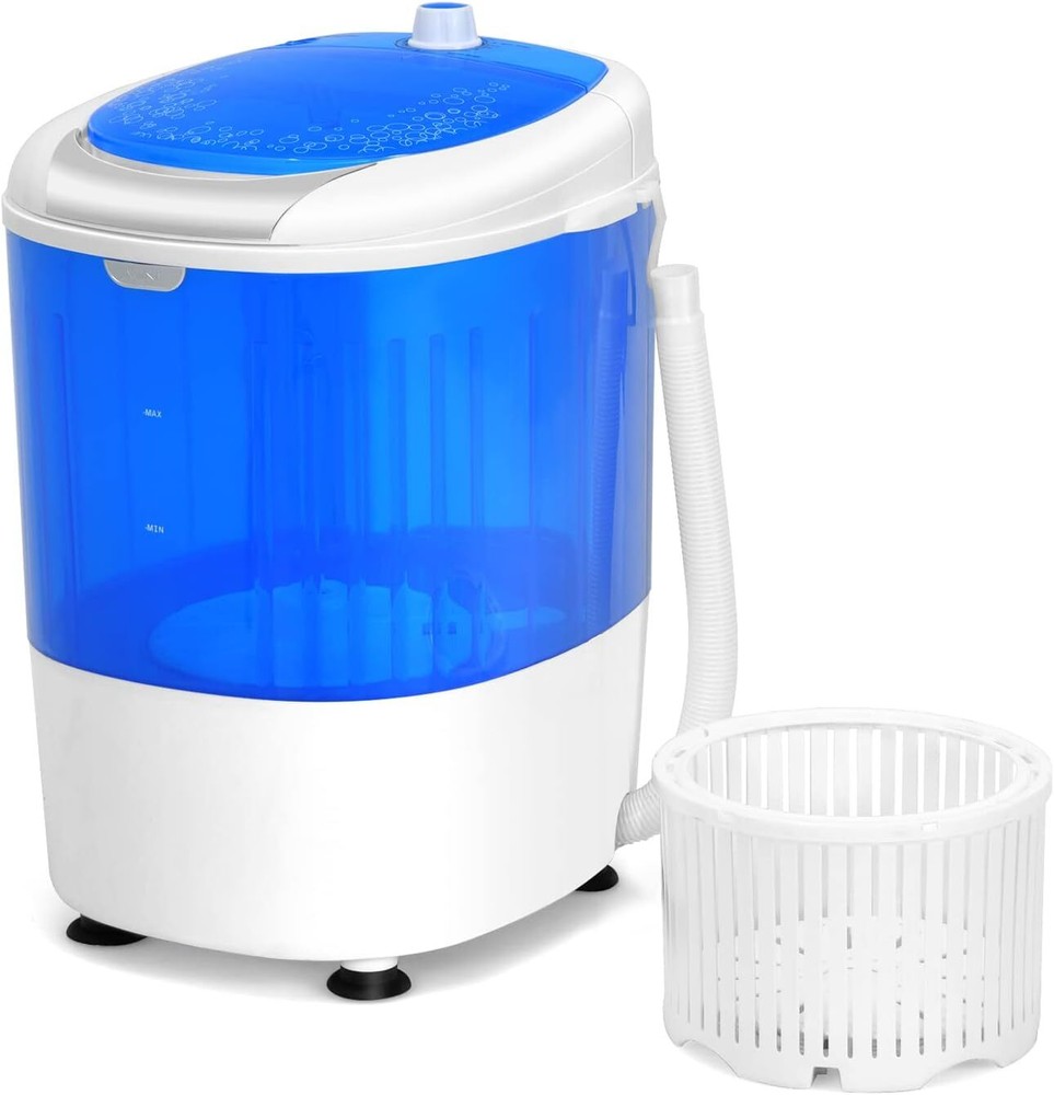 GX24977-PE, Mini Washer and Spinner Combo, 5.5lbs,Semi-automatic Compact