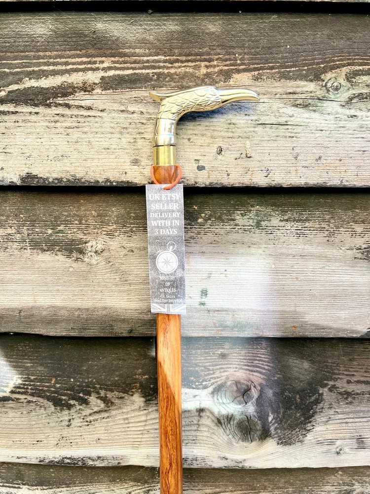 Eagle Handle Elegant Sturdy Foldable Hand Crafted Foldable Wooden Walking Stick