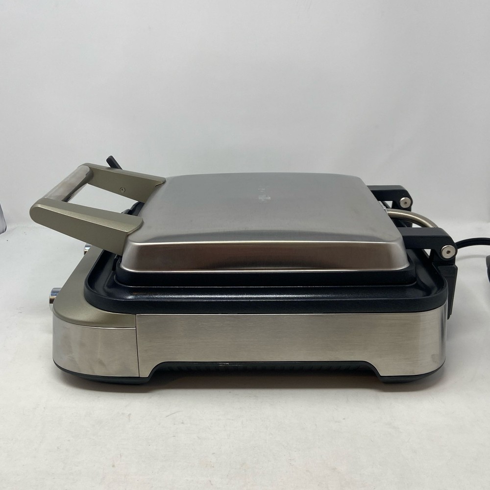 Breville Smart Waffle Pro 4-Slice Waffle Maker, Silver