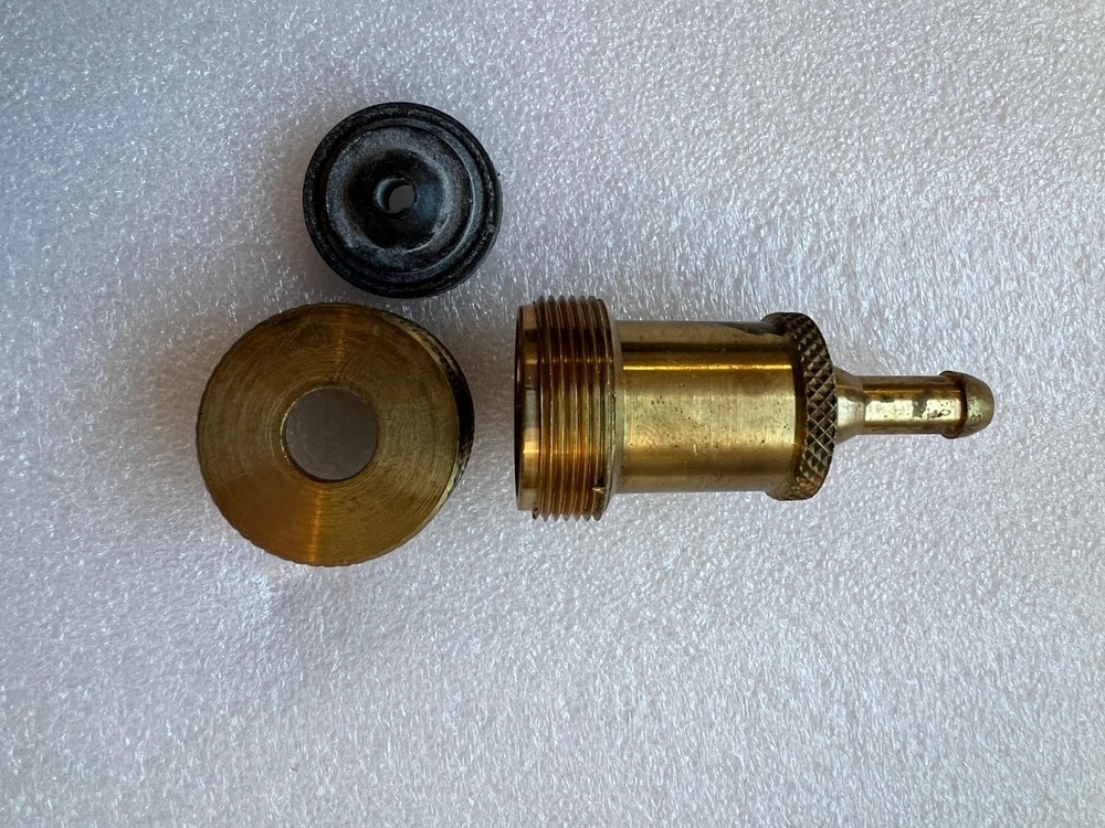 Silca Brass pump head n.24, presta only, original rubber gasket
