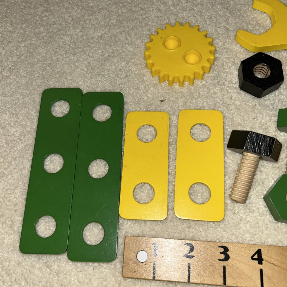 John Deere Kids Wooden Toolbox with Tools